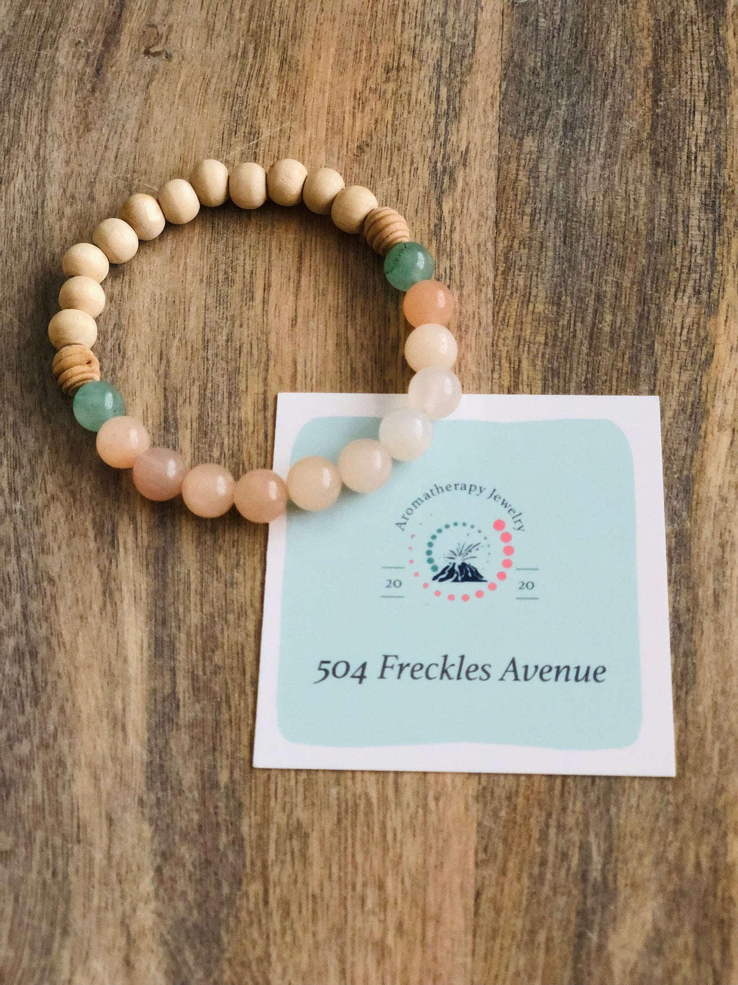 Tribe Jacie: Pink/Green Aventurine