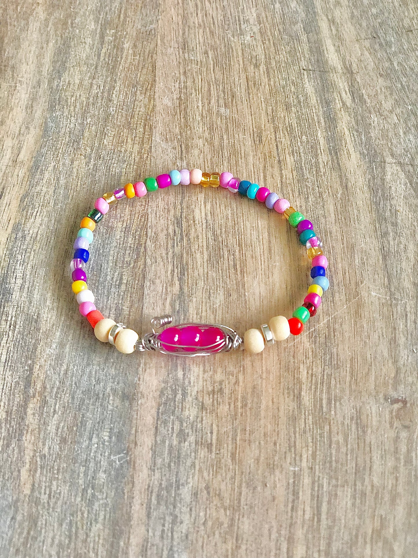 Mom Bracelet: Peas In a Pod