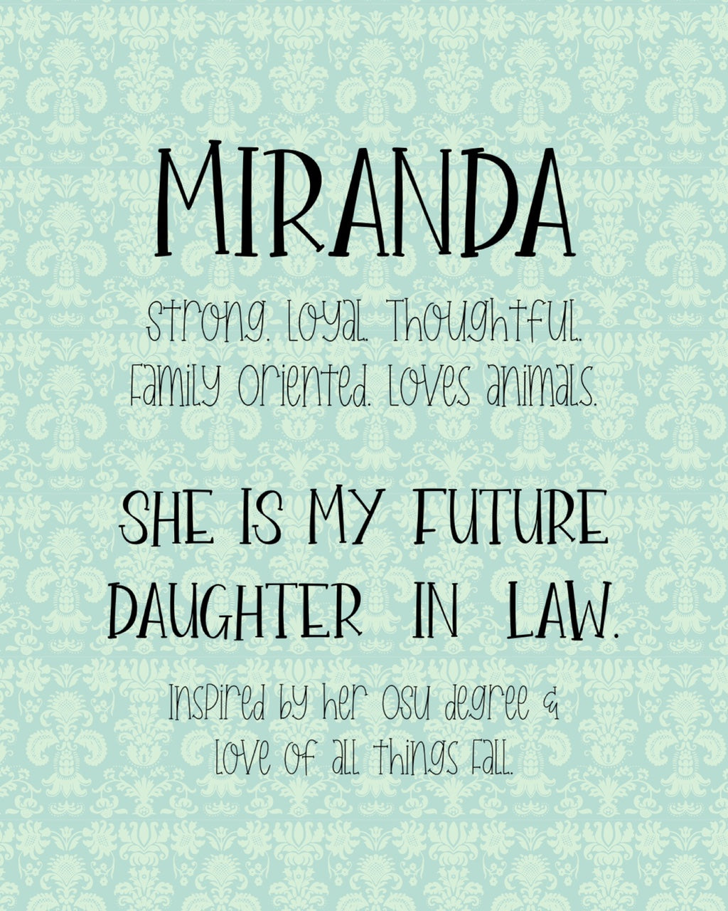 Tribe Miranda: I'd like you to meet Miranda